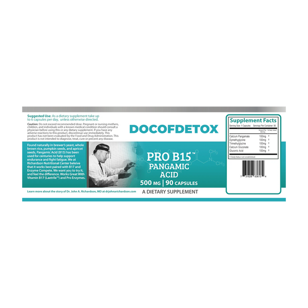 PRO B15 Pangamic Acid